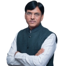 Portrait of India’s Minister of Health and Family Welfare, Mr. Mansukh Mandaviya