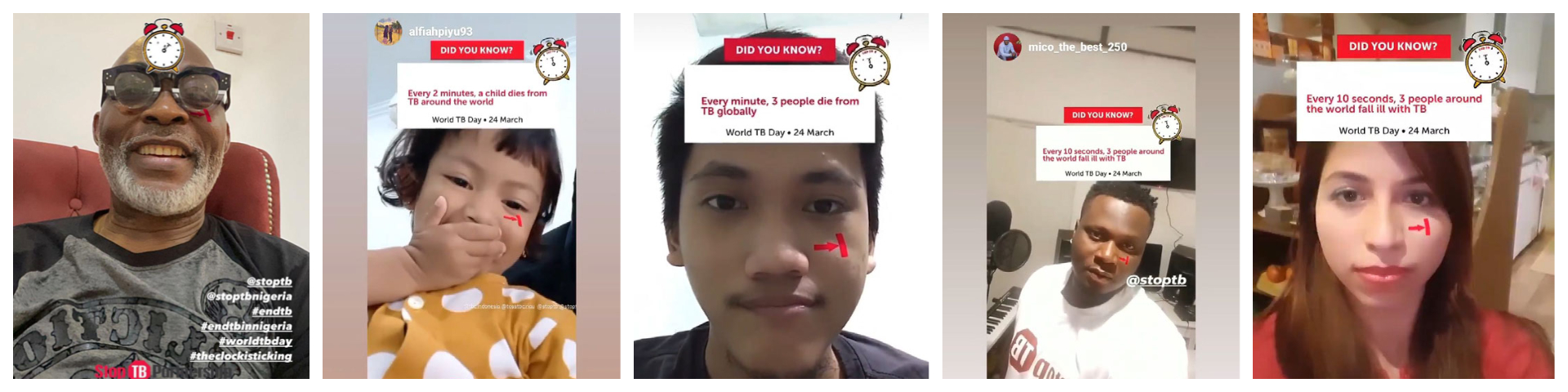 View highlights from our World TB Day campaign and the filter in our Instagram stories.