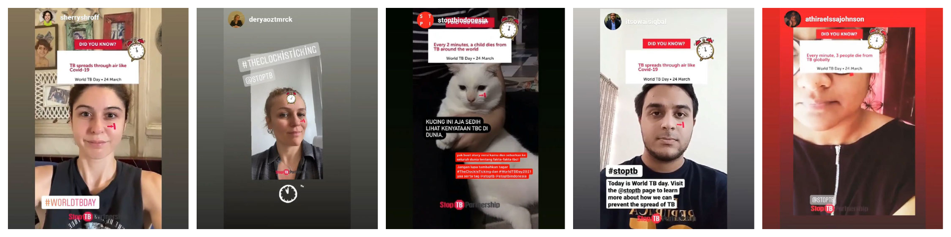 View highlights from our World TB Day campaign and the filter in our Instagram stories.