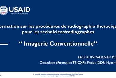 Image of first slide of module 2. Imagerie Conventionnelle 