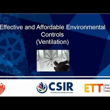 Embedded thumbnail for Effective and affordable environmental controls. Ventilation. UVGI, Tobias van Reenen