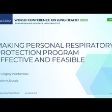 Embedded thumbnail for Making personal respiratory protection program effective and feasible, Grigory Volchenkov
